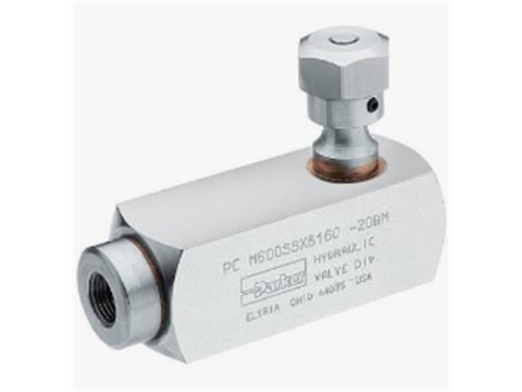 Parker Colorflow In-Line Pressure Compensated Valve - PC*M Series for precise control of flow, pressure or direction in hydraulic systems. Colorflow In-Line Pressure Compensated Valve - PC*M Series