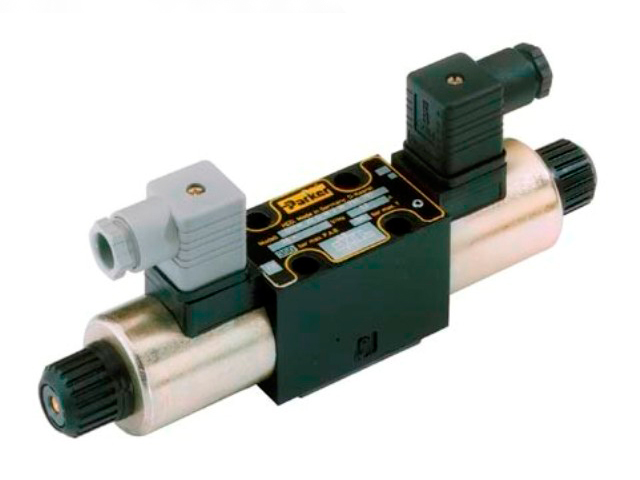D1VW Series - Double solenoid, 3 position, spring centered