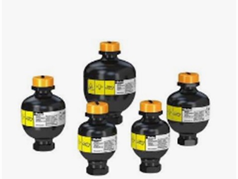 Diaphragm accumulators provide an affordable means of storing energy under pressure, absorbing hydraulic shocks, dampening pump pulsation/flow fluctuations. They provide dependable performance in a lightweight, compact design. Diaphragm Accumulators - AD Series - (Americas)