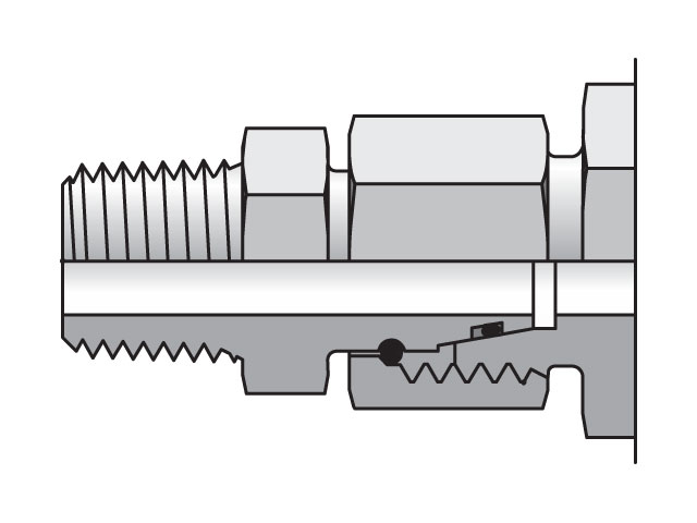 EO/EO-2 Straight Swivel, Swivel Connector - EGE-NPT