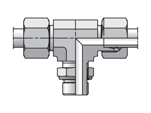 EO/EO-2 Tee, Adjustable Branch - TEE-R