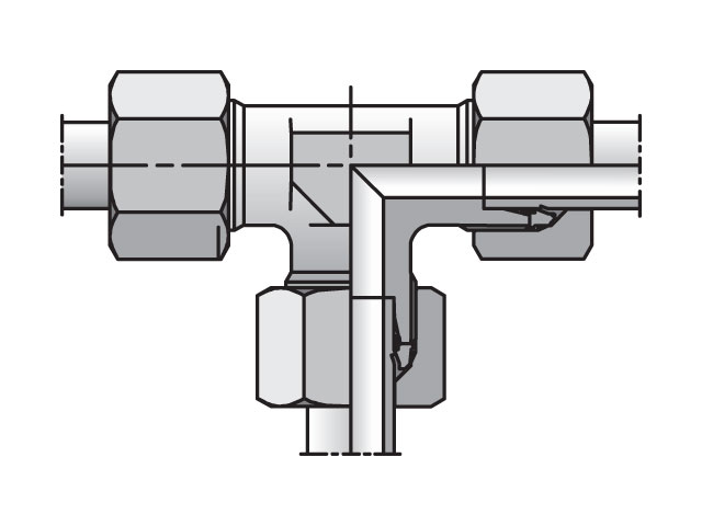 EO/EO-2 Tee, Reducer Union - TR