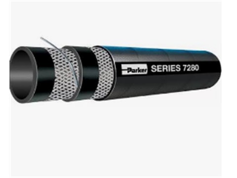 Flex-Ever 2000 Hardwall Gasoline Dispenser Hose is designed to transfer refined fuels from powered dispensers to 180°F and 50 psi, Series 7280 FLEX-EVER™ 2000 Hardwall Gasoline Dispenser Hose, Series 7280