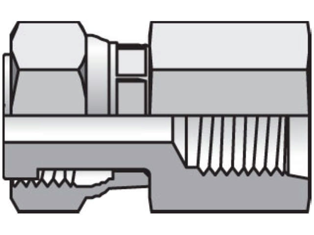 Seal-Lok ORFS Straight Swivel G65L