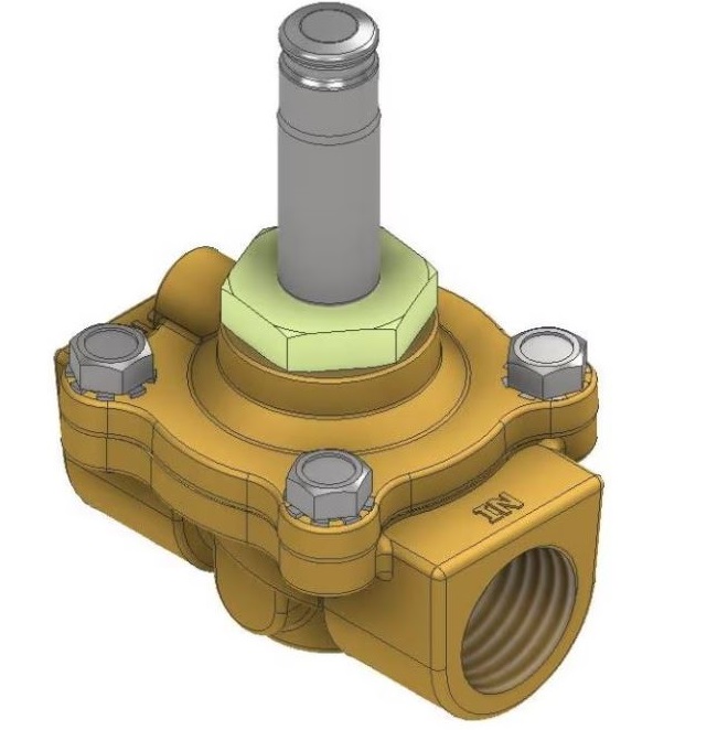 Parker 22/23 Series - General Purpose Brass Solenoid Valve - No Coil
