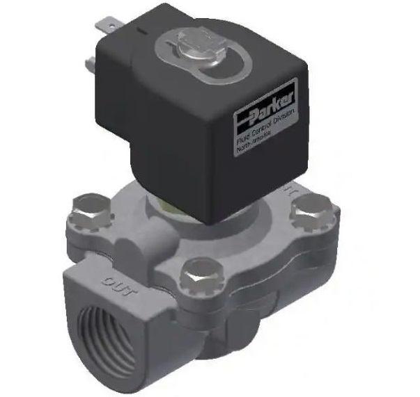 Parker 22/23 Series - General Purpose Solenoid Stainless Steel Valve - DIN Coil