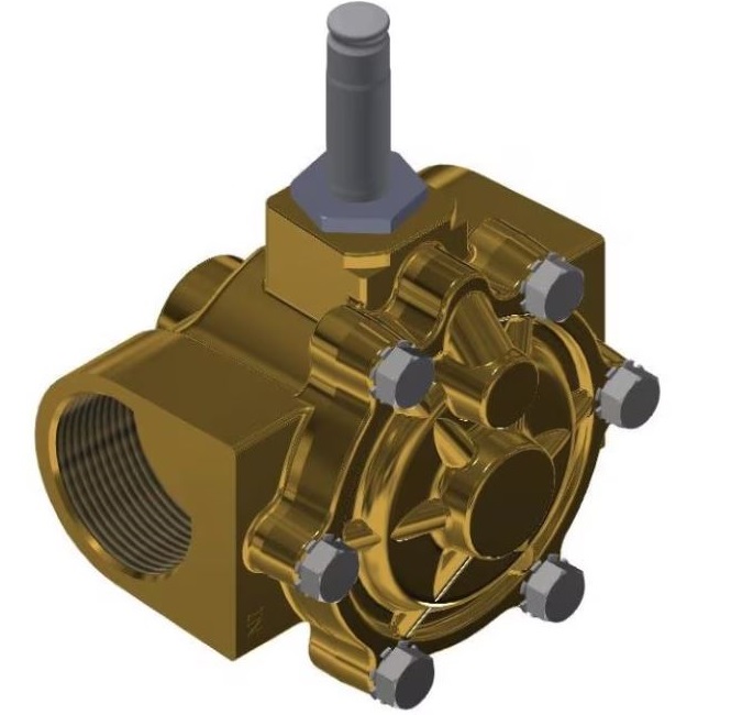 Parker 24 Series - High Flow General Purpose Brass Solenoid Valve - No Coil