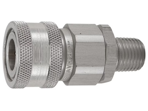 H Series Aluminum Coupler - Male Thread