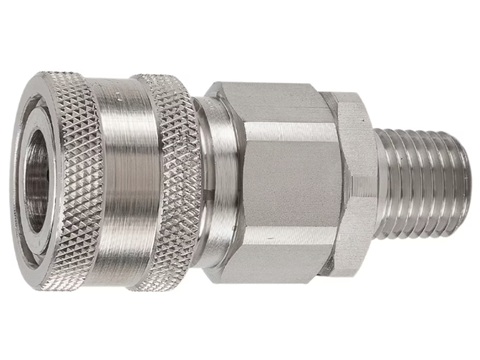 H Series Stainless Steel (316) Coupler - Male Thread