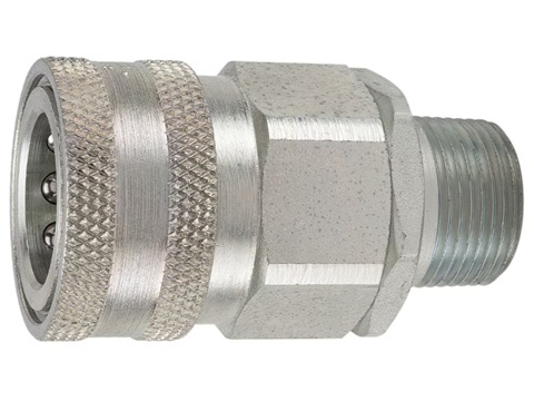H Series Steel Coupler - Male Thread