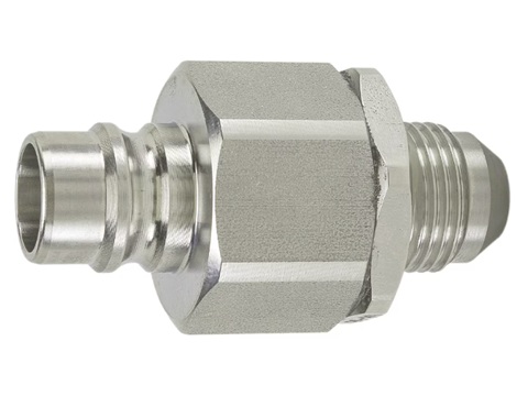 H Series Steel Nipple - Male SAE 37 Degree Flare