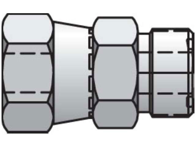 Seal-Lok ORFS Straight Swivel LHL6