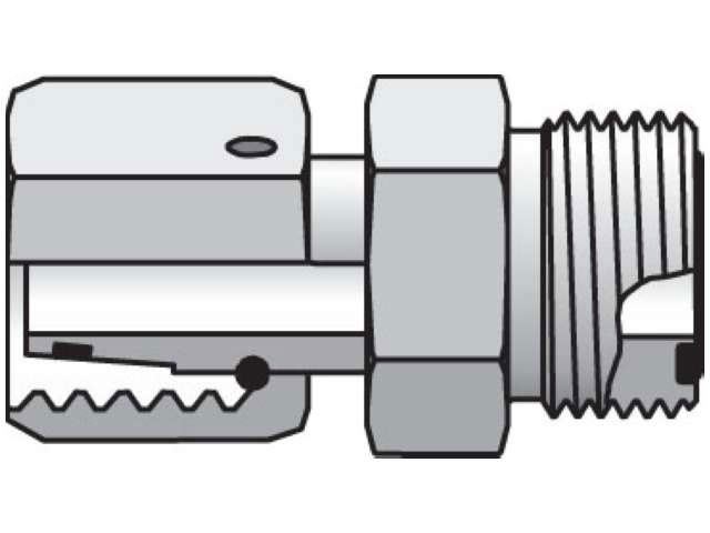 Conversion Metric 24° Flareless/ORFS LOHU86