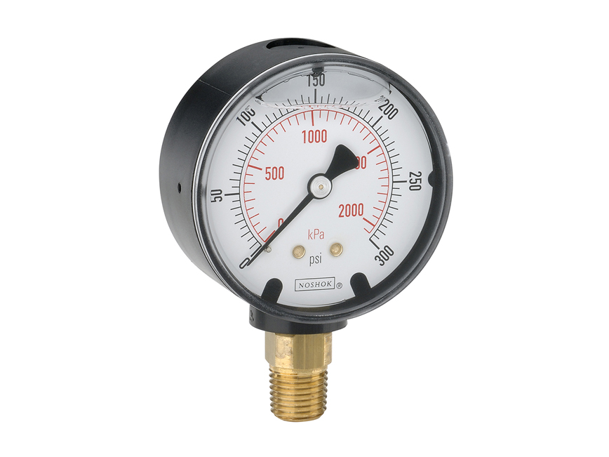 NOSHOK - 900 Series Gauge - ABS Case - Bottom connection