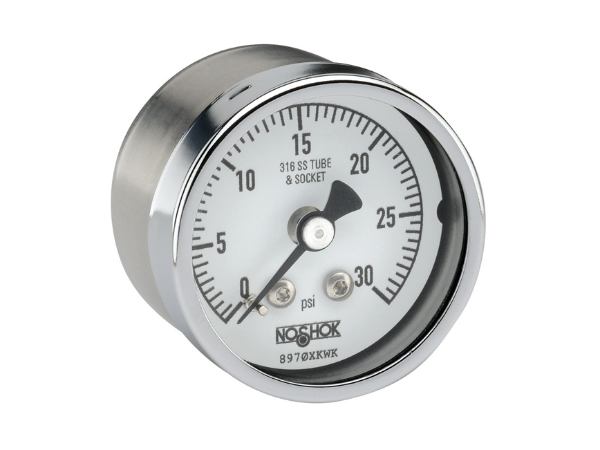NOSHOK - 400 Series Gauge - All SS - Dry - Back Connection