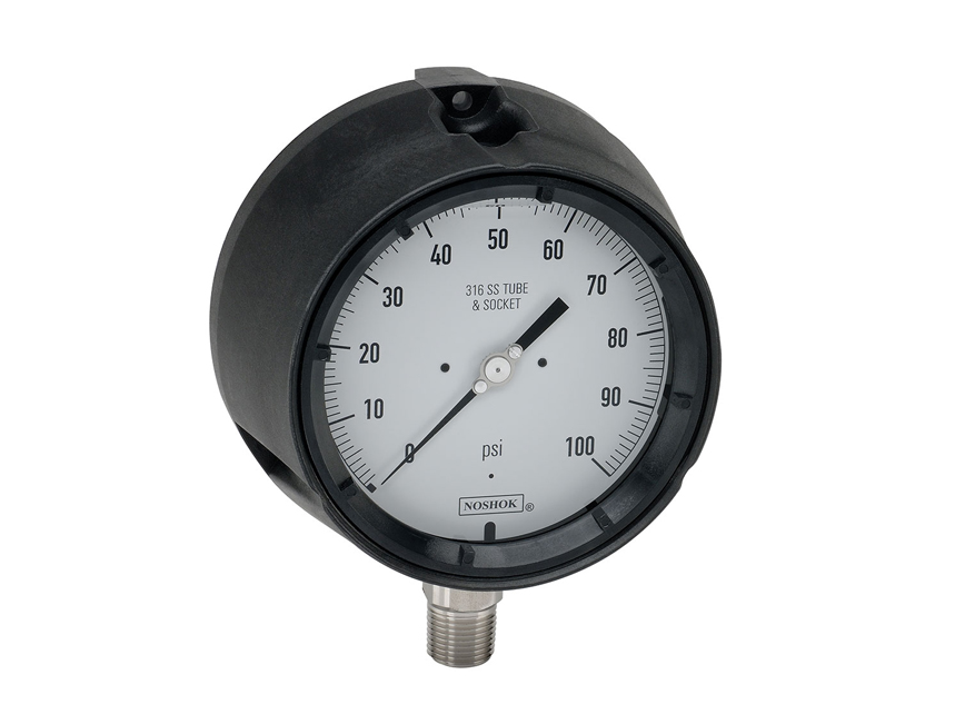 Noshok - 700 Series Gauge - SS Liquid Filled -Bottom Connection