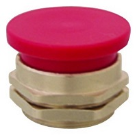 Clippard Mushroom Captivated Push Button - PC-5M