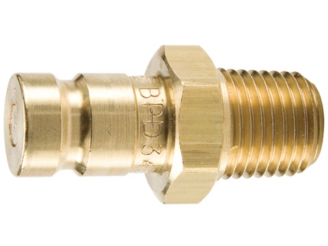 PD Series Brass Nipple - Male Thread