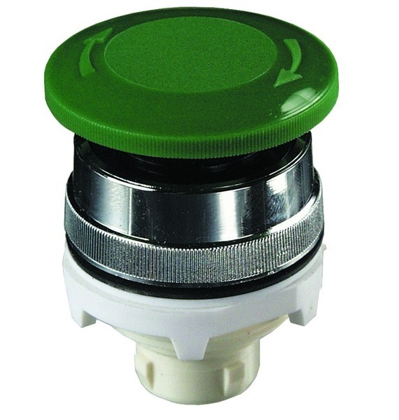 Clippard Automatic Push/Turn Mushroom 30mm