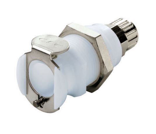 Panel Mount Ferruleless Polytube Fitting, PTF Body - PLC Series