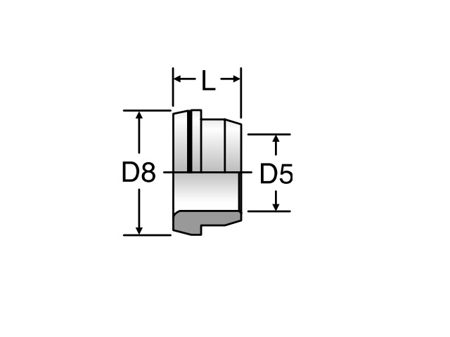 Seal-Lok ORFS Nut, Sleeve, Locknut TPLS