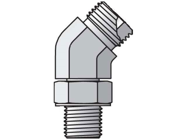 Seal-Lok ORFS 45° Elbow V5L