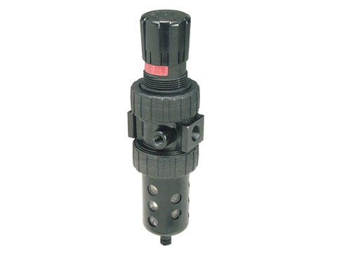 Prep-Air II Filter Regulators provide accurate pressure regulation along with moisture and particulate removal in a compact package. These filter regulators minimize space by incorporating a filter and regulator into one unit. Prep-Air II FRL Filter Regulators
