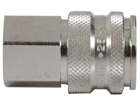 Rectus 25 Series Nickel Plated Brass Coupler - Female Pipe