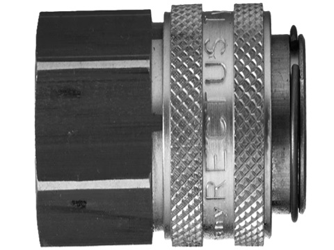 Rectus Series Nickle Plated Brass Coupler - Female Pipe