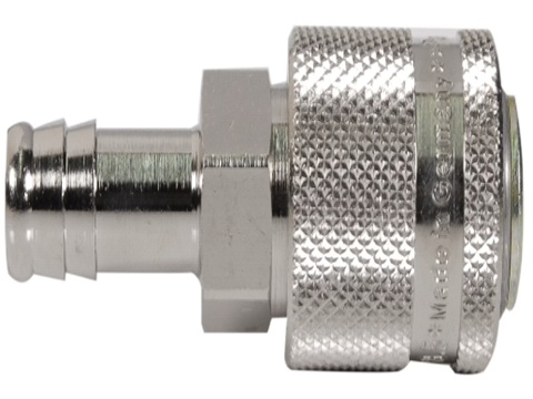 Rectus Series Nickel Plated Steel Coupler - Hose Barb