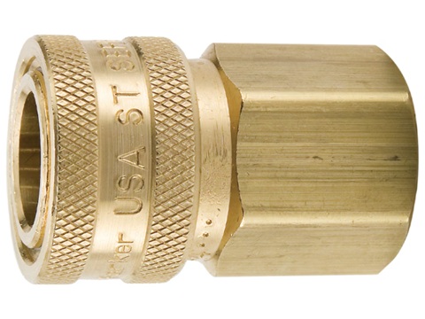 ST Series Brass Coupler - Female Thread
