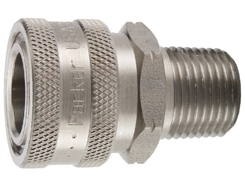 ST Series Stainless Steel Coupler - Male Thread