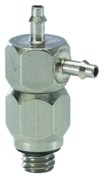 Gasket included, not installed, Comes in a 5 Pack Only #10-32 Male to Barb Swivel - ST Series