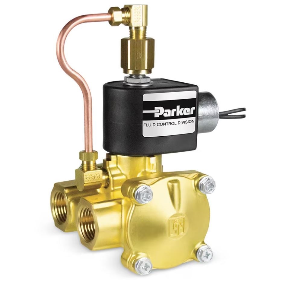 Parker 3-Way Brass Valve