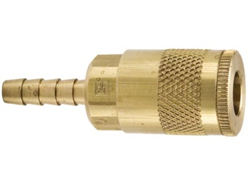 10 Series Brass Coupler - Hose Barb