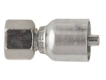 Parkrimp Permanent Female BSP Parallel Pipe - Swivel - 90° Elbow (60° Cone) 77 Series 1CA77