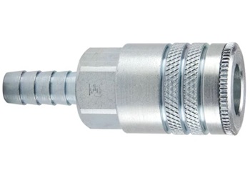 20 Series Steel Coupler - Hose Barb