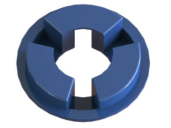 Magnaloy Model M200 Coupling Insert - Painted Blue Material (Nitrile )