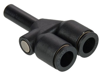 Plug-in Y Push-to-Connect Instant Pneumatic Fitting Prestolok Composite 362PLPSP - Metric