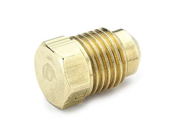 Parker 45° Flare Brass Flared Seal Plug - Ref. SAE J512 and J513 010109 Flared Seal Plug 639F