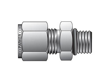 20M1SC20-S A-LOK Inch Tube Male Connector to SAE Straight Thread - M1SC