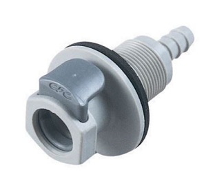 BulkHead Panel Mount Hose Barb - EFC12 Series