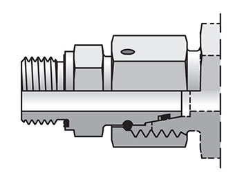 EGE16SRED71 EO/EO-2 Straight Swivel, Swivel Connector - EGE-R-ED