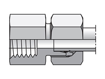 EO/EO-2 Straight, Female Connector - GAI-R