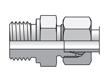 GE10LM16X1.5CF EO/EO-2 Straight, Male Connector - GE-M