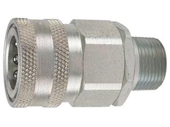H Series Steel Coupler - Male Thread