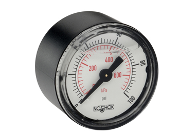 NOSHOK - 900 Series Gauge -ABS Case - Back Connection