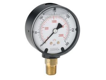 NOSHOK - 900 Series Gauge - ABS Case - Bottom connection