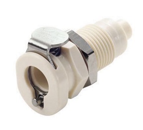 Coupling Body (sold in 25 pack only) Panel Mount Hose Barb Body - PMC12 Series