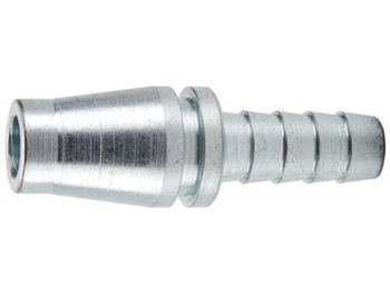 TL Series Twist-Lock Pneumatic Push-to-Connect Schrader Steel Coupler Hose Barb TL Series Steel Nipple - Hose Barb